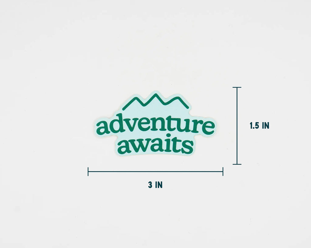 Adventure Awaits Sticker