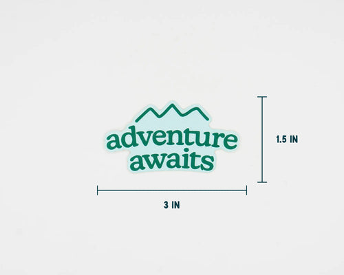 Adventure Awaits Sticker