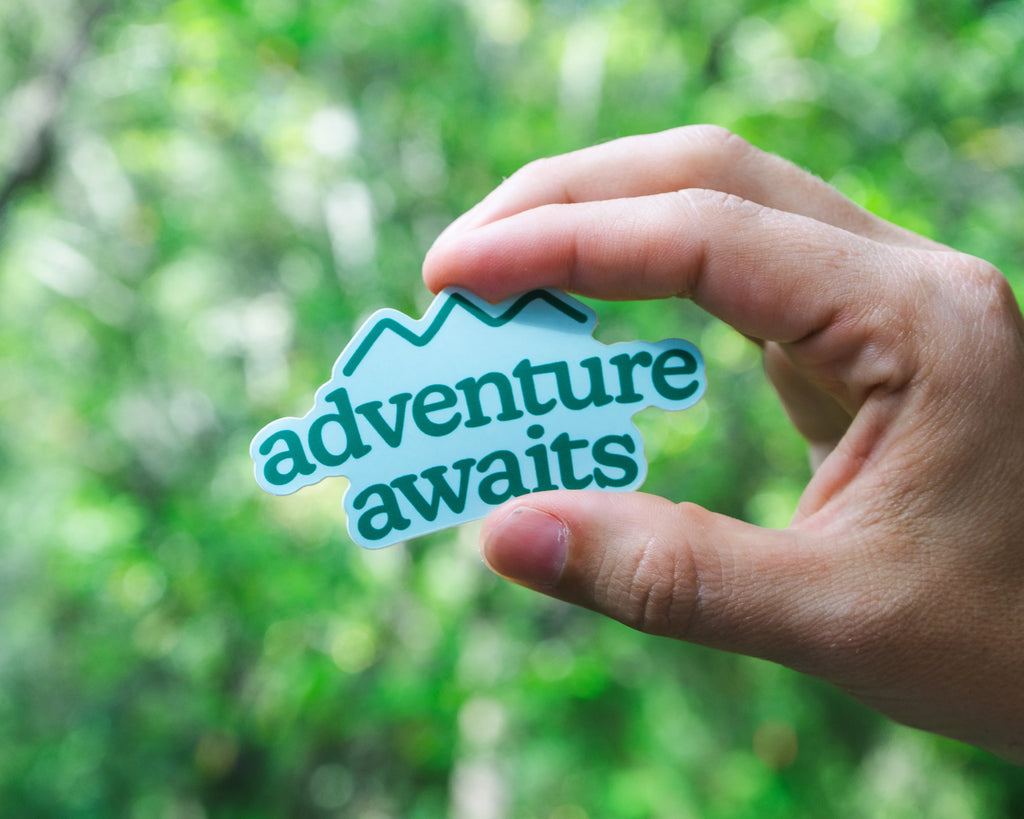 Adventure Awaits Sticker