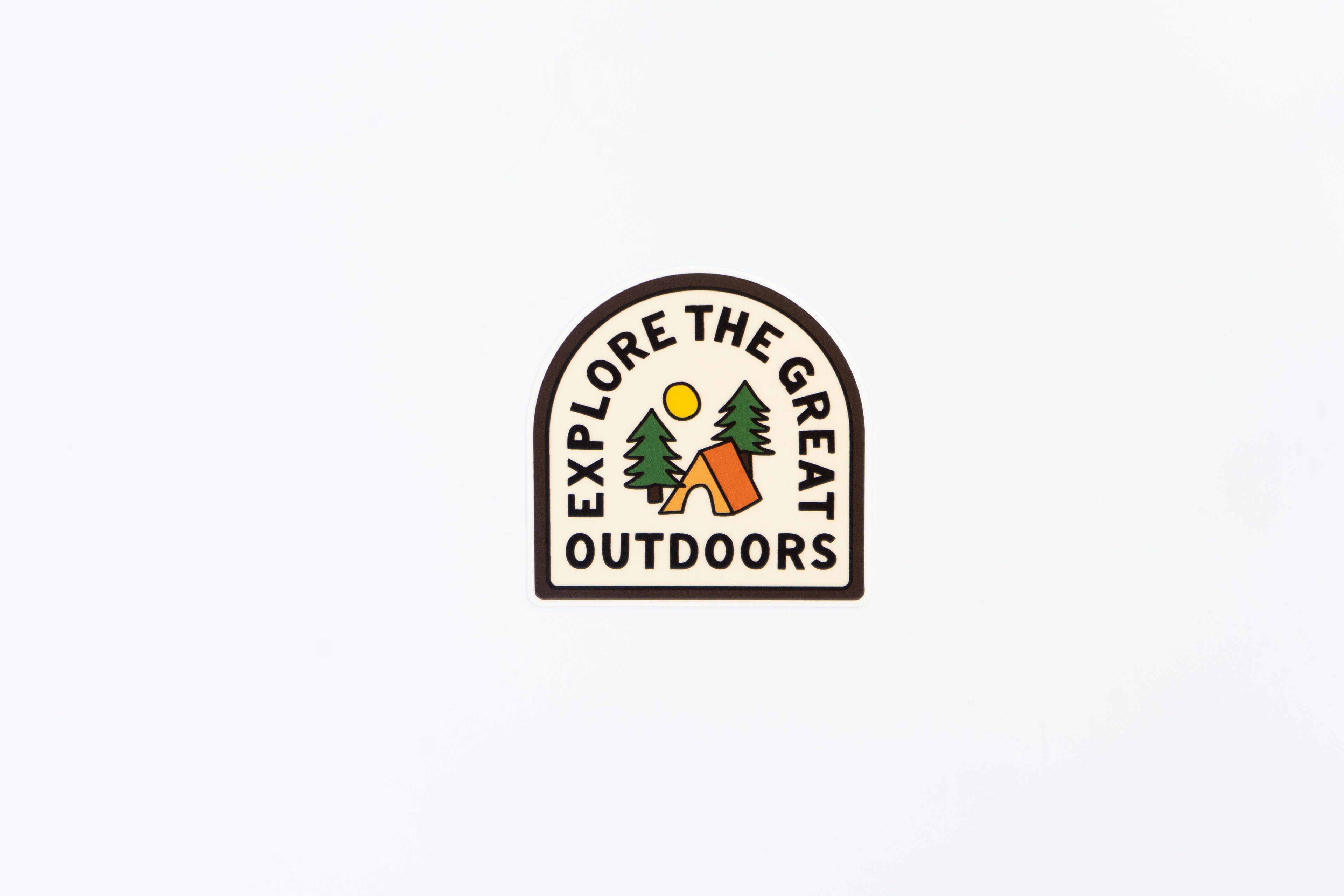 Explore the Great Outdoors Camping Sticker