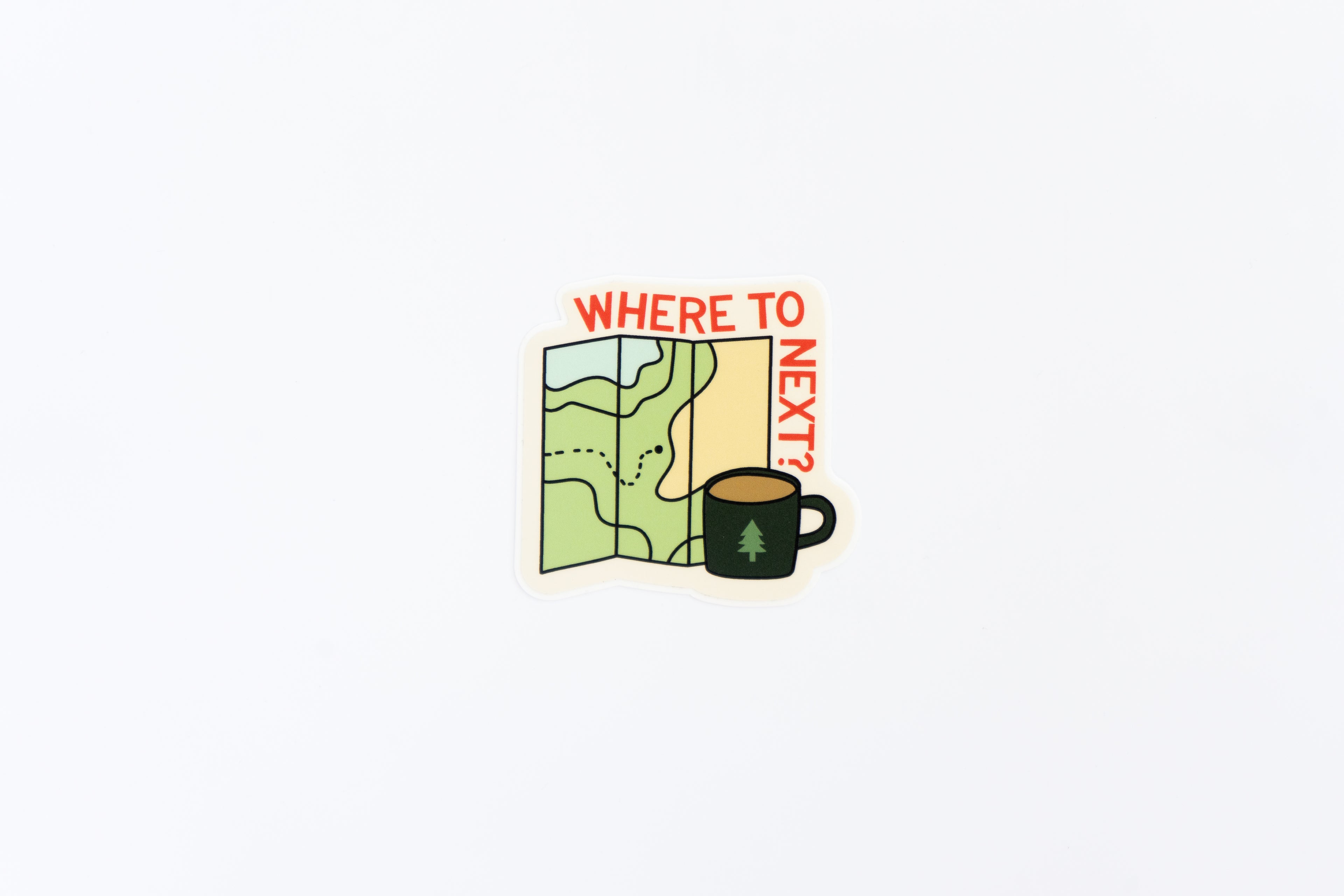 Where To Next? Sticker