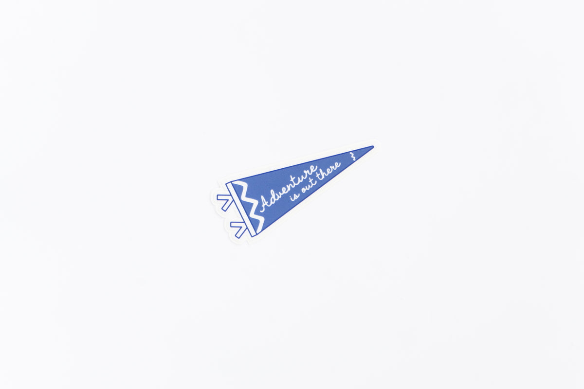 Adventure Is Out There Sticker