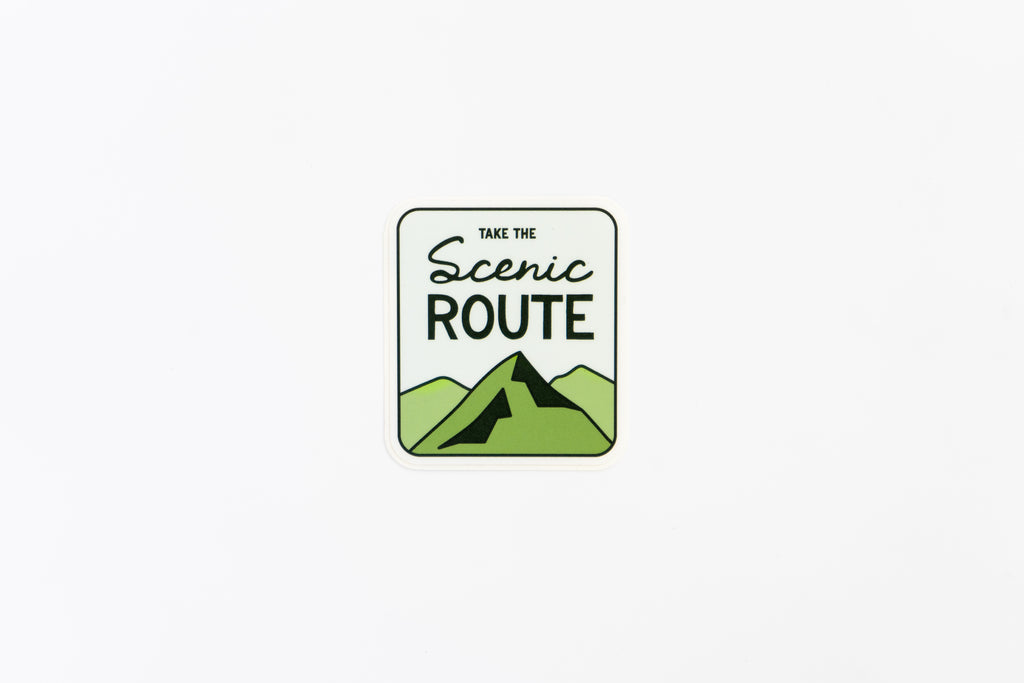 Take the Scenic Route Sticker