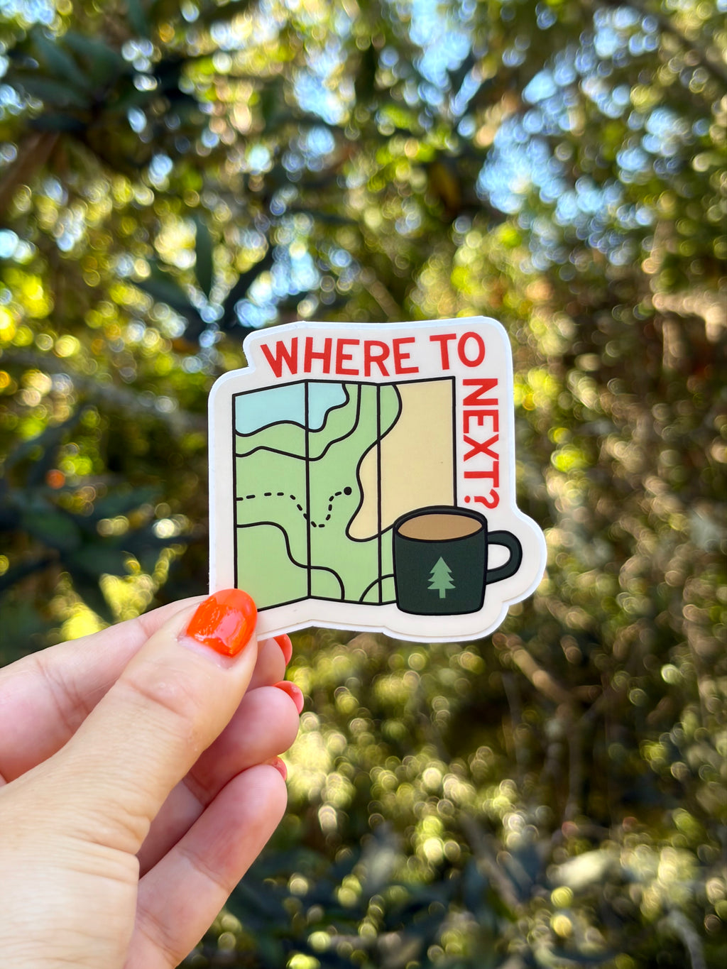 Where To Next? Sticker